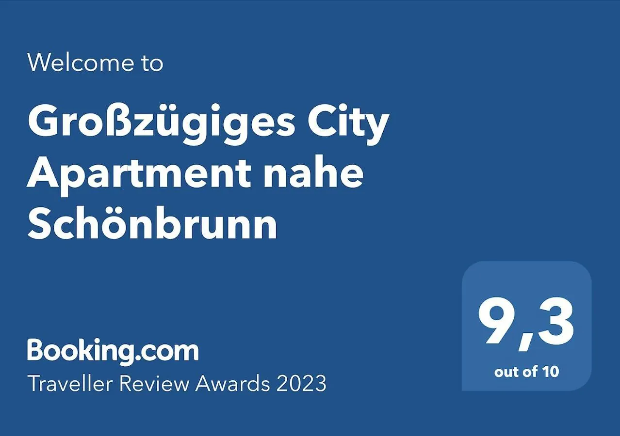 Grosszugiges City Apartment Nahe Schonbrunn Vienna